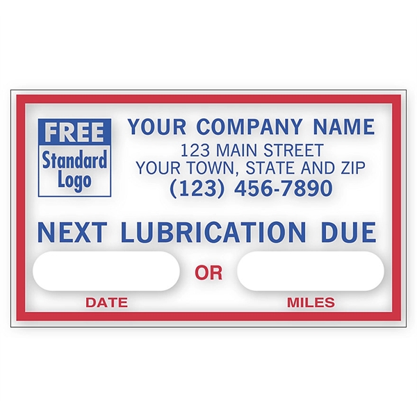 Labels, Removable Adhesive Cling Windshield - Labels, Removable Adhesive Cling Windshield - Image 1 of 6