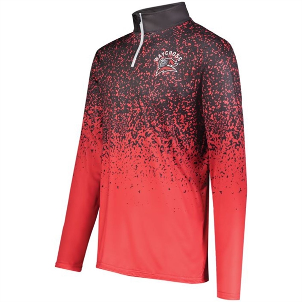 Unisex 160 GSM Football Mesh Performance Sublimation Quarter - Unisex 160 GSM Football Mesh Performance Sublimation Quarter - Image 0 of 1