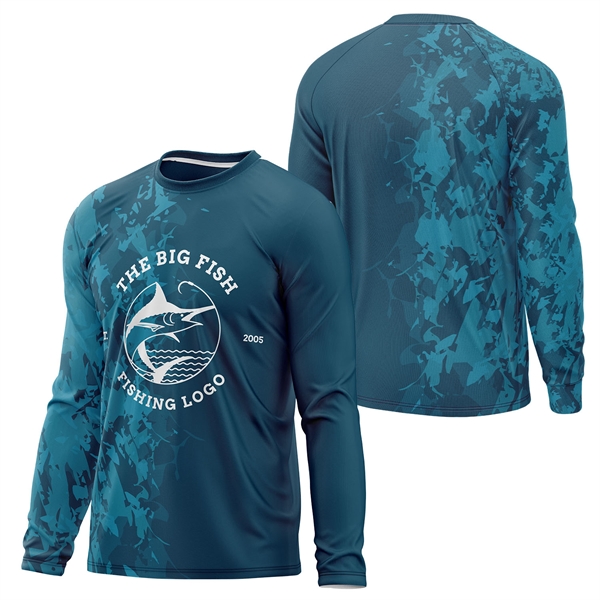 160 GSM Brushed Milk Silk Sublimation Long Sleeve T-Shirt - 160 GSM Brushed Milk Silk Sublimation Long Sleeve T-Shirt - Image 4 of 5
