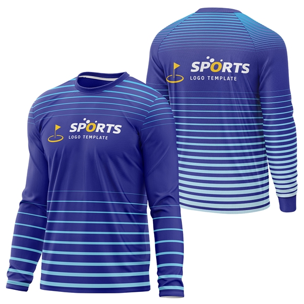 160 GSM Brushed Milk Silk Sublimation Long Sleeve T-Shirt - 160 GSM Brushed Milk Silk Sublimation Long Sleeve T-Shirt - Image 5 of 5