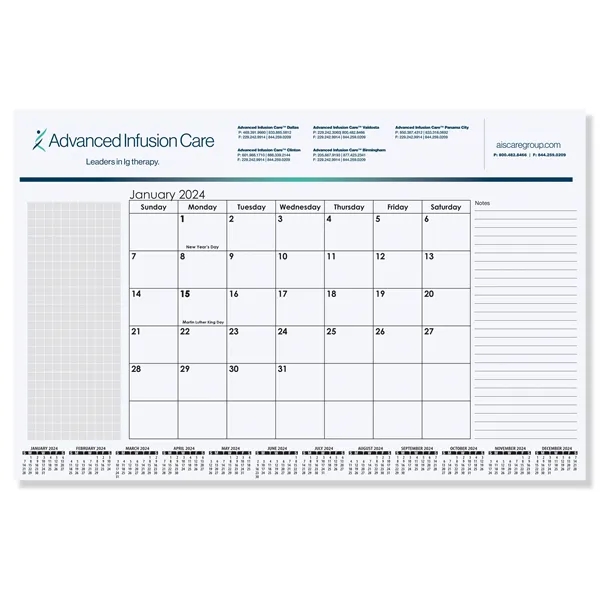 Small Calendar Desk Pad - Small Calendar Desk Pad - Image 1 of 1