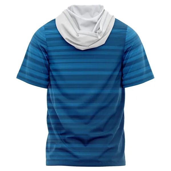 Youth's 160 GSM Brushed Milk Silk Short Sleeve Hoodie - Youth's 160 GSM Brushed Milk Silk Short Sleeve Hoodie - Image 1 of 1