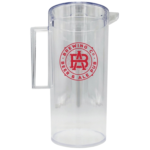 Plastic Pitcher with Lid - Plastic Pitcher with Lid - Image 0 of 1