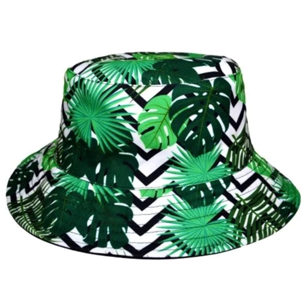 rPET Recycled Polyester Sublimation Reversible Bucket Hat - rPET Recycled Polyester Sublimation Reversible Bucket Hat - Image 2 of 2
