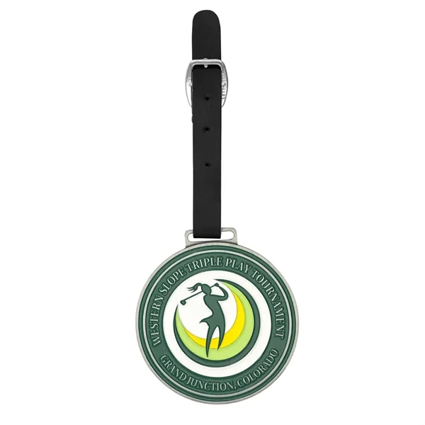 Custom Custom Die Cast Golf Bag Tag (2.5")