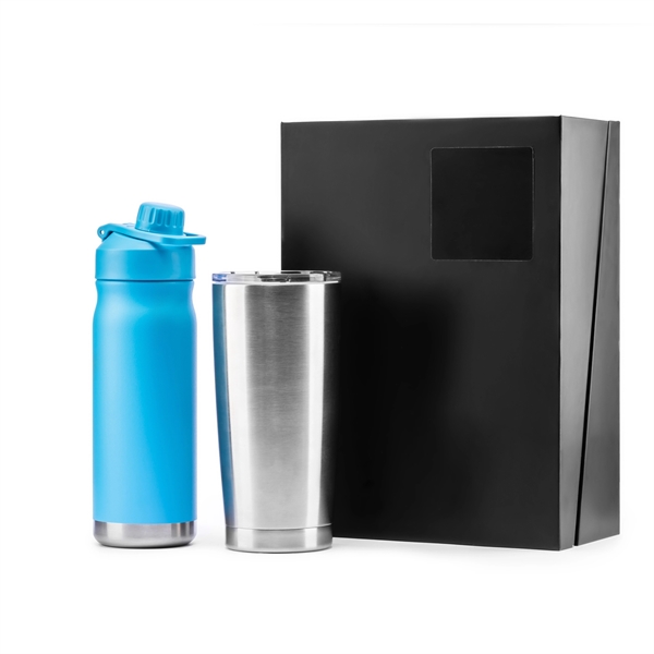 20oz Joe Tumbler & 20 oz Patriot Bottle - Gift Set - 20oz Joe Tumbler & 20 oz Patriot Bottle - Gift Set - Image 0 of 4