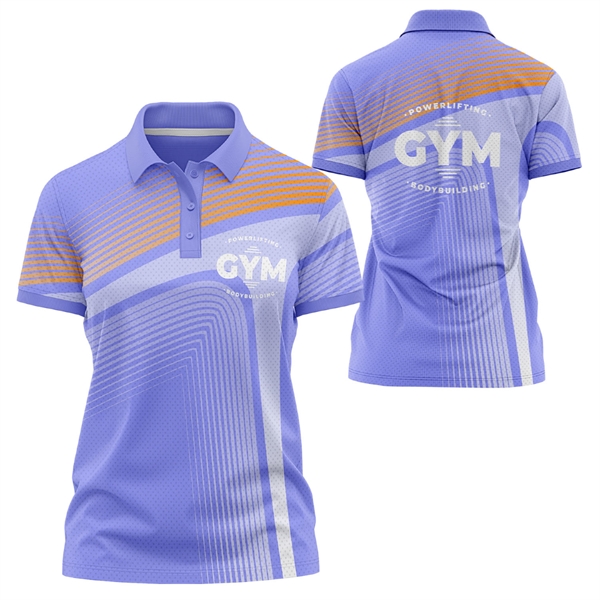 160 GSM Birdseye Mesh Dri-FIT Performance Women's Polo Shirt - 160 GSM Birdseye Mesh Dri-FIT Performance Women's Polo Shirt - Image 2 of 3
