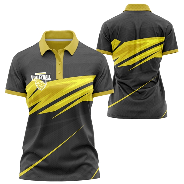 160 GSM Birdseye Mesh Dri-FIT Performance Women's Polo Shirt - 160 GSM Birdseye Mesh Dri-FIT Performance Women's Polo Shirt - Image 3 of 3