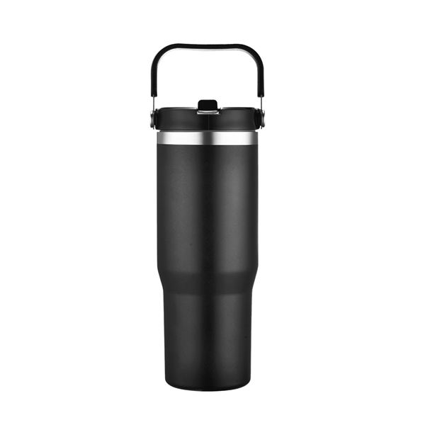 30 OZ. Vacuum Travel Mug with Carrier - 30 OZ. Vacuum Travel Mug with Carrier - Image 1 of 5