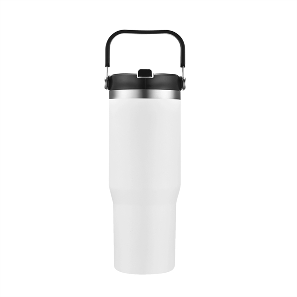 30 OZ. Vacuum Travel Mug with Carrier - 30 OZ. Vacuum Travel Mug with Carrier - Image 5 of 5