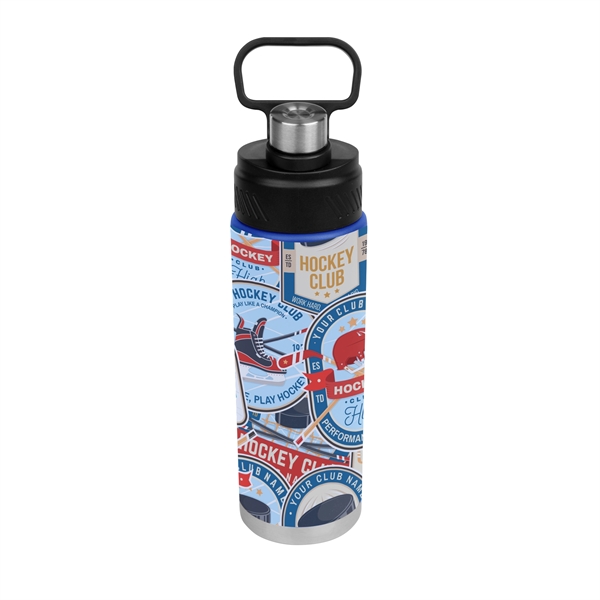 24 Oz. Full Color Stainless Steel Leighton Bottle - 24 Oz. Full Color Stainless Steel Leighton Bottle - Image 2 of 5