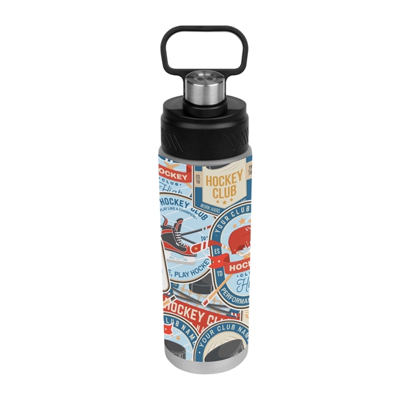 24 Oz. Full Color Stainless Steel Leighton Bottle - 24 Oz. Full Color Stainless Steel Leighton Bottle - Image 3 of 5