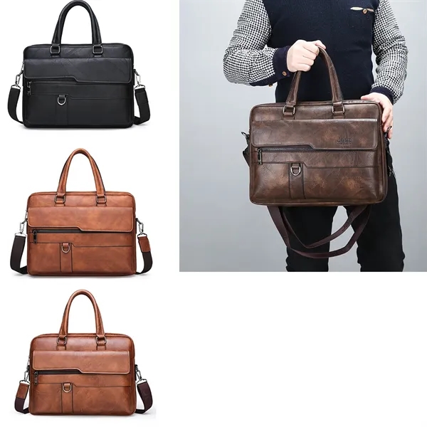 Leather Briefcase - Leather Briefcase - Image 0 of 3