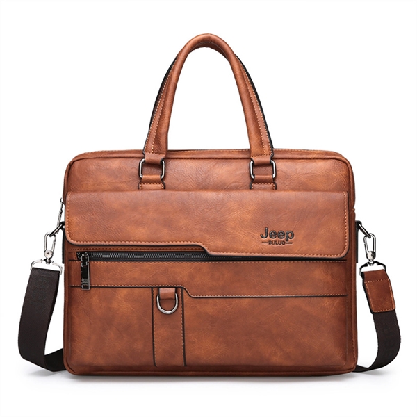 Leather Briefcase - Leather Briefcase - Image 2 of 3