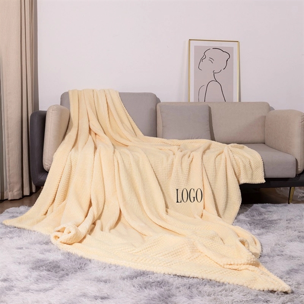 Flannel Pineapple Blanket - Flannel Pineapple Blanket - Image 0 of 3