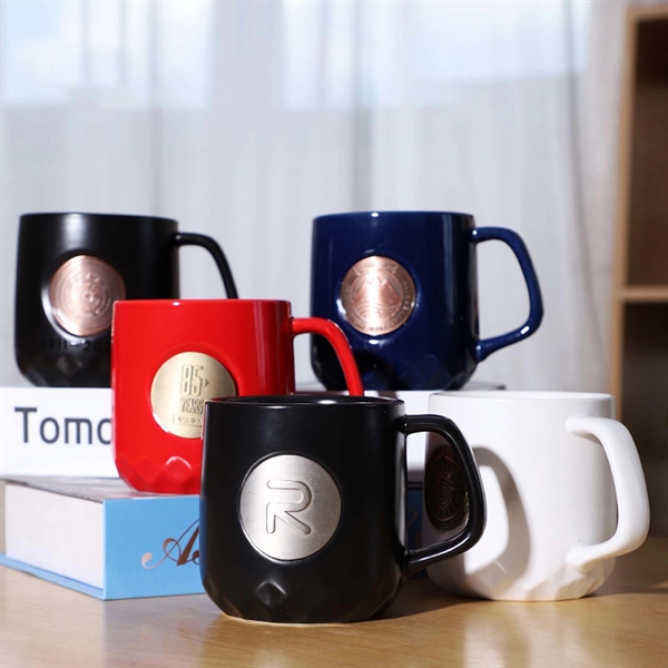 HigCeramics mugs with copper label - HigCeramics mugs with copper label - Image 3 of 3