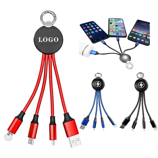 4-In-1 Luminous Usb Charging Cable - 4-In-1 Luminous Usb Charging Cable - Image 0 of 2