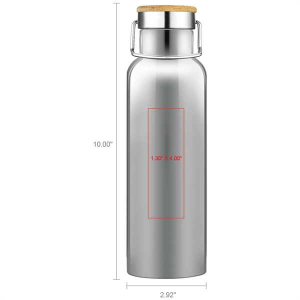 Smith 20oz Stainless Steel Bamboo Cap Water Bottle - Smith 20oz Stainless Steel Bamboo Cap Water Bottle - Image 22 of 45