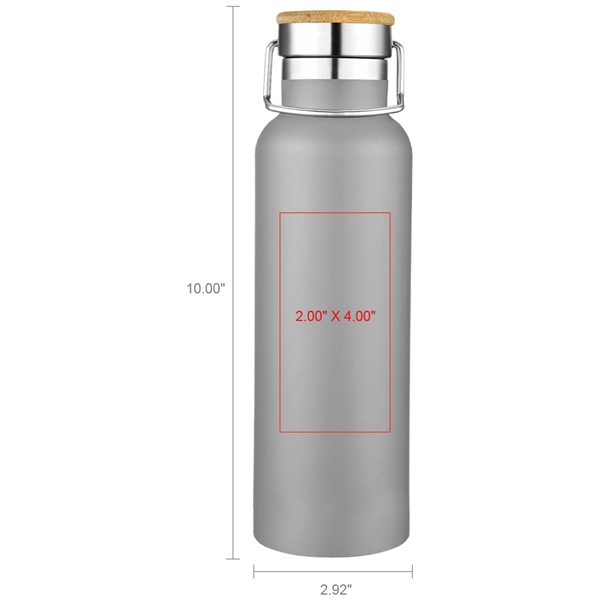 Smith 20oz Stainless Steel Bamboo Cap Water Bottle - Smith 20oz Stainless Steel Bamboo Cap Water Bottle - Image 31 of 45
