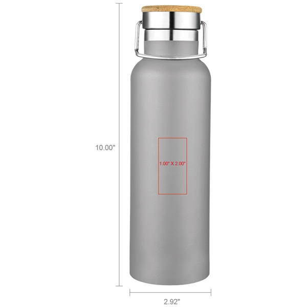 Smith 20oz Stainless Steel Bamboo Cap Water Bottle - Smith 20oz Stainless Steel Bamboo Cap Water Bottle - Image 33 of 45