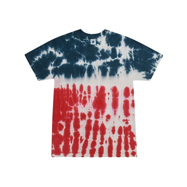 Colortone Multi-Color Tie-Dyed T-Shirt - Colortone Multi-Color Tie-Dyed T-Shirt - Image 39 of 50