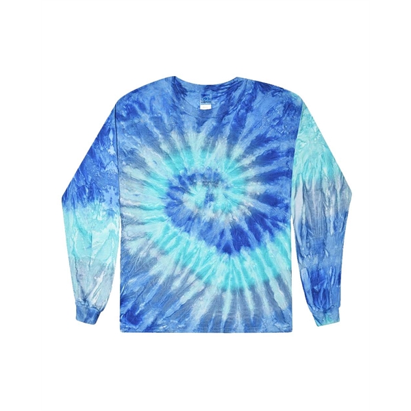 Colortone Youth Tie-Dyed Long Sleeve T-Shirt - Colortone Youth Tie-Dyed Long Sleeve T-Shirt - Image 2 of 15