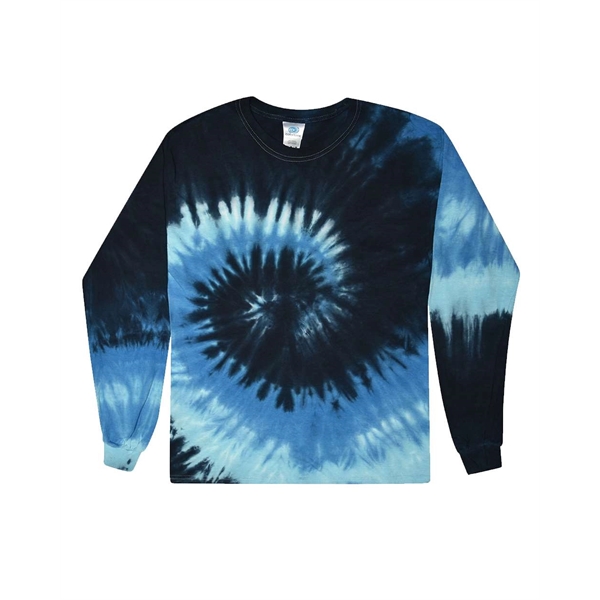 Colortone Youth Tie-Dyed Long Sleeve T-Shirt - Colortone Youth Tie-Dyed Long Sleeve T-Shirt - Image 3 of 15