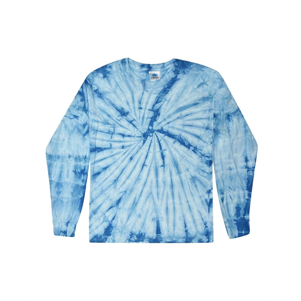 Colortone Youth Tie-Dyed Long Sleeve T-Shirt - Colortone Youth Tie-Dyed Long Sleeve T-Shirt - Image 8 of 15