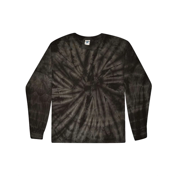 Colortone Youth Tie-Dyed Long Sleeve T-Shirt - Colortone Youth Tie-Dyed Long Sleeve T-Shirt - Image 9 of 15