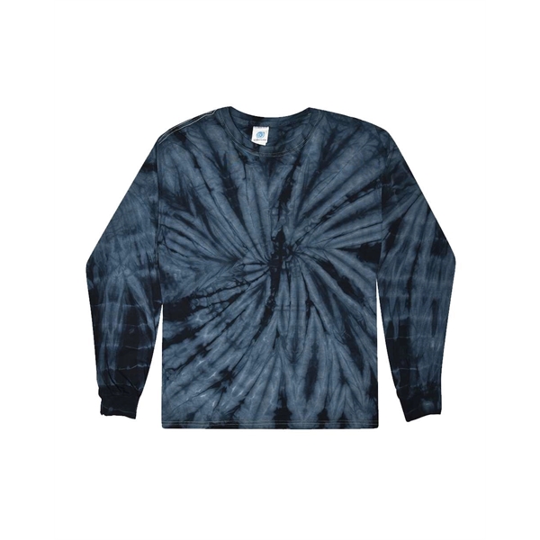 Colortone Youth Tie-Dyed Long Sleeve T-Shirt - Colortone Youth Tie-Dyed Long Sleeve T-Shirt - Image 10 of 15