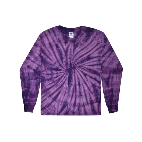 Colortone Youth Tie-Dyed Long Sleeve T-Shirt - Colortone Youth Tie-Dyed Long Sleeve T-Shirt - Image 11 of 15