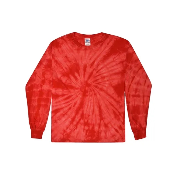 Colortone Youth Tie-Dyed Long Sleeve T-Shirt - Colortone Youth Tie-Dyed Long Sleeve T-Shirt - Image 12 of 15