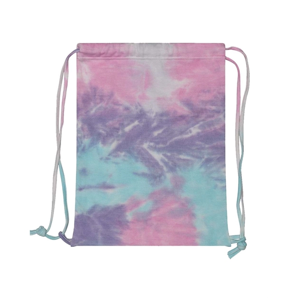 Colortone Tie-Dyed Drawstring Backpack - Colortone Tie-Dyed Drawstring Backpack - Image 2 of 5