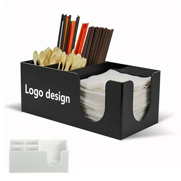 Acrylic Bar Caddy With 5 Compartments - Acrylic Bar Caddy With 5 Compartments - Image 0 of 1