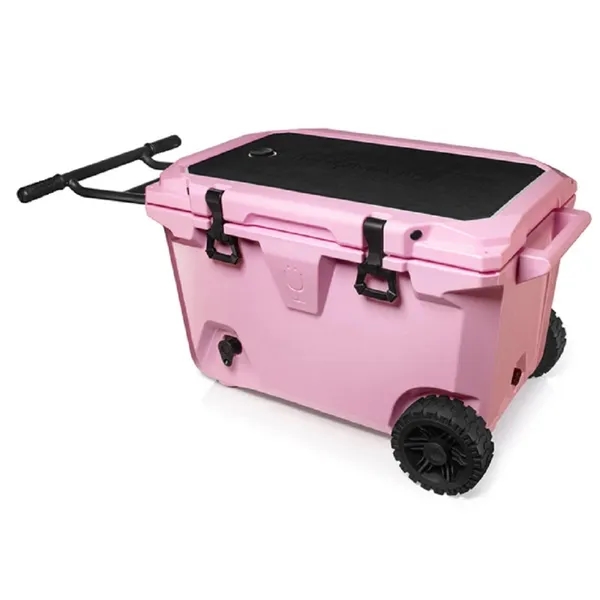 Brumate BruTank 55 Quart Rolling Cooler in Blush - Brumate BruTank 55 Quart Rolling Cooler in Blush - Image 3 of 3