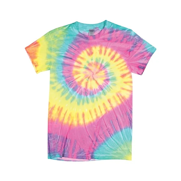 Dyenomite Multi-Color Spiral Tie-Dyed T-Shirt - Dyenomite Multi-Color Spiral Tie-Dyed T-Shirt - Image 61 of 74