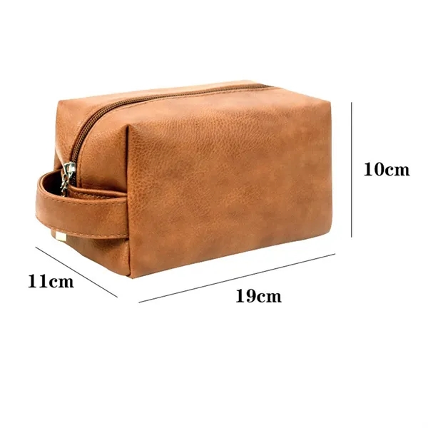 Premium Leather Toiletry Bag - Premium Leather Toiletry Bag - Image 2 of 3