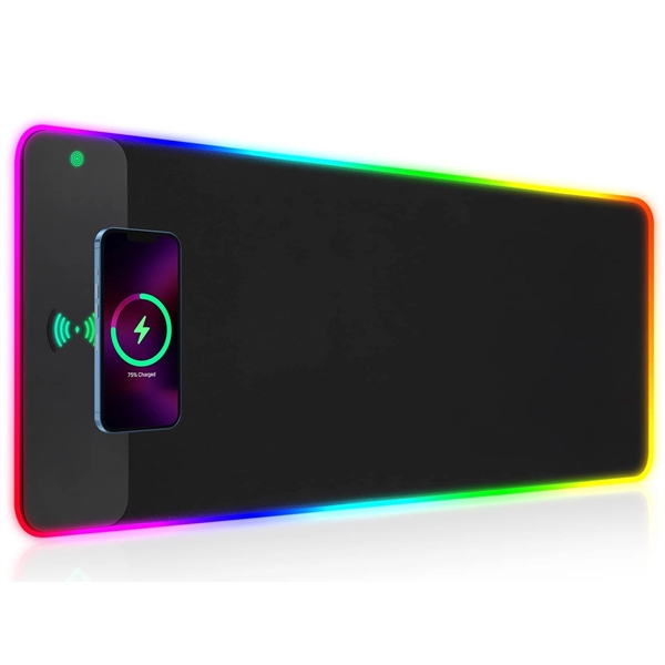 Wireless Charging Rgb Gaming Mouse Pad - Wireless Charging Rgb Gaming Mouse Pad - Image 0 of 4