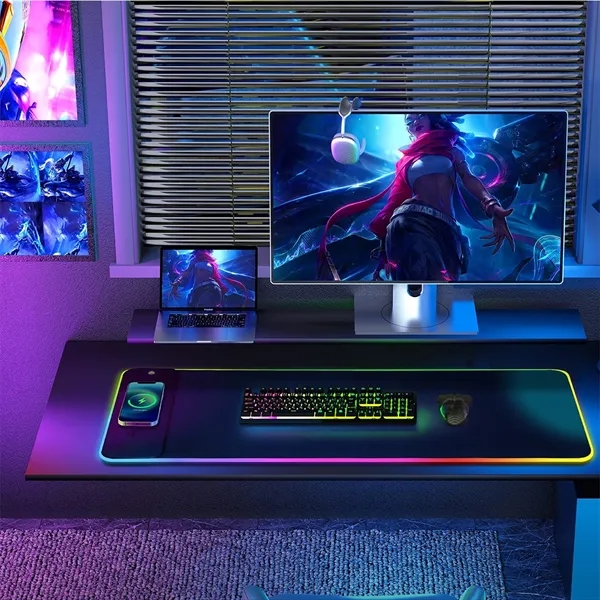 Wireless Charging Rgb Gaming Mouse Pad - Wireless Charging Rgb Gaming Mouse Pad - Image 4 of 4