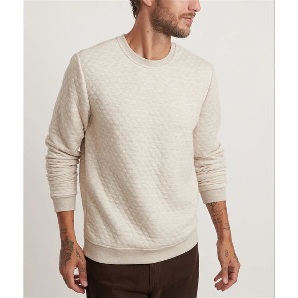 Marine Layer - Men's Corbet Quilted Crewneck - Marine Layer - Men's Corbet Quilted Crewneck - Image 1 of 4