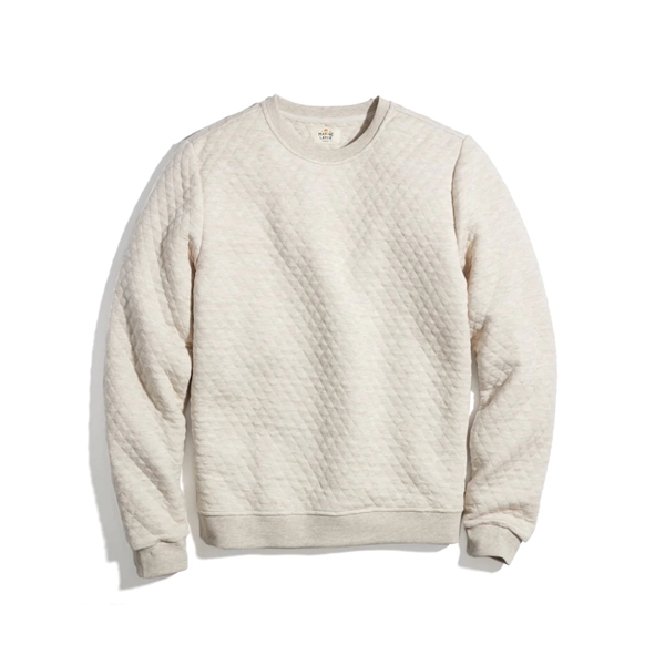 Marine Layer - Men's Corbet Quilted Crewneck - Marine Layer - Men's Corbet Quilted Crewneck - Image 0 of 4