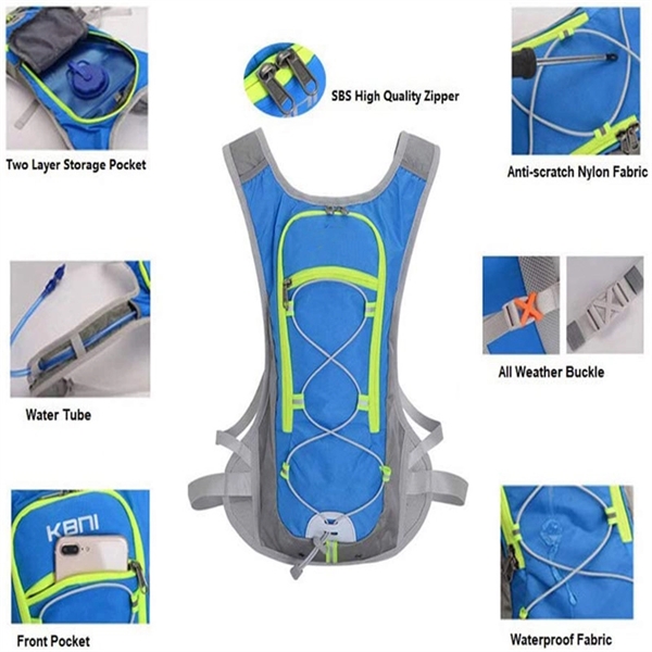 Hydration Backpack for 2L Water Bladder - Hydration Backpack for 2L Water Bladder - Image 1 of 5