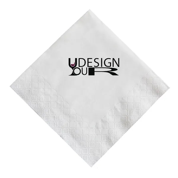 2-Ply White Beverage Napkin - 2-Ply White Beverage Napkin - Image 0 of 2