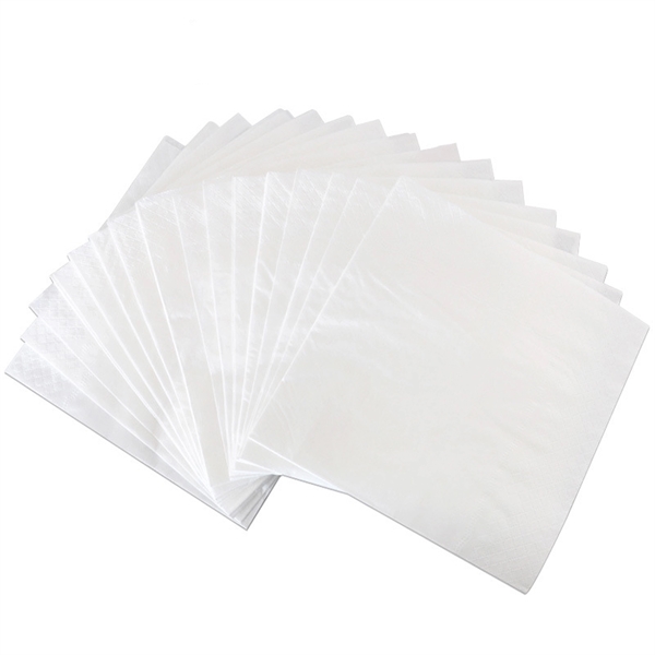 2-Ply White Beverage Napkin - 2-Ply White Beverage Napkin - Image 1 of 2