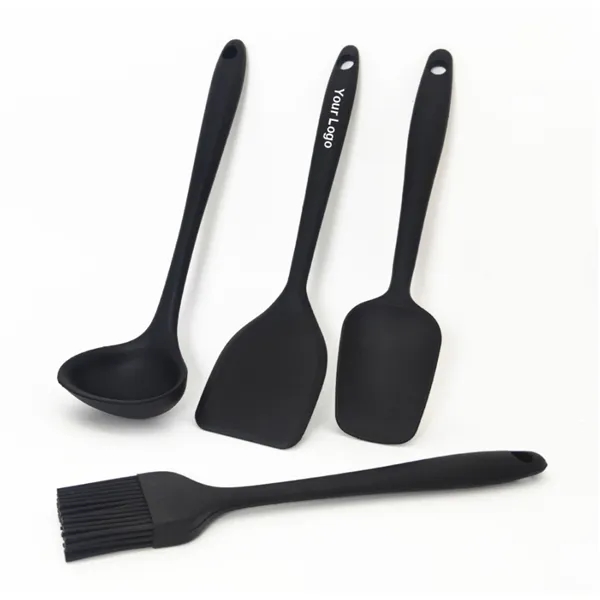 4 Piece Silicone Cooking Utensil Set - 4 Piece Silicone Cooking Utensil Set - Image 1 of 3