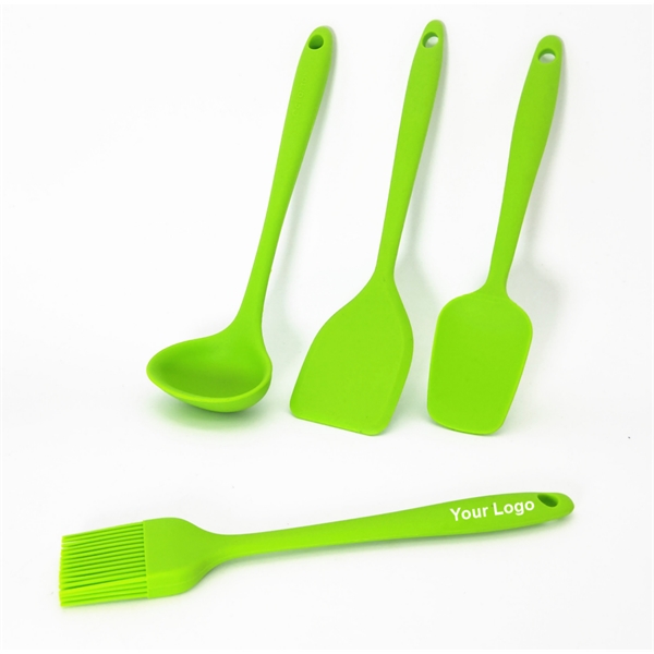 4 Piece Silicone Cooking Utensil Set - 4 Piece Silicone Cooking Utensil Set - Image 2 of 3