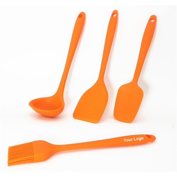 4 Piece Silicone Cooking Utensil Set - 4 Piece Silicone Cooking Utensil Set - Image 3 of 3