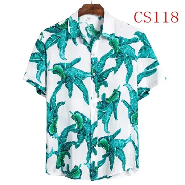 Men's Short Sleeve Full Printing Hawaii T Shirts - Men's Short Sleeve Full Printing Hawaii T Shirts - Image 1 of 5