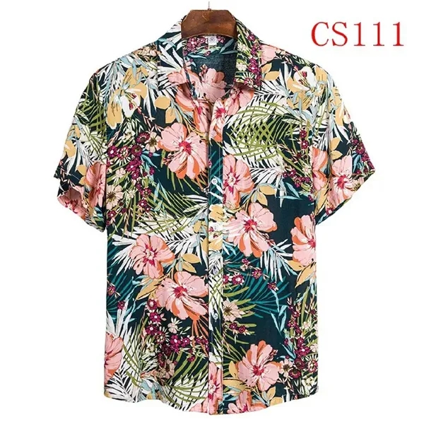 Men's Short Sleeve Full Printing Hawaii T Shirts - Men's Short Sleeve Full Printing Hawaii T Shirts - Image 2 of 5