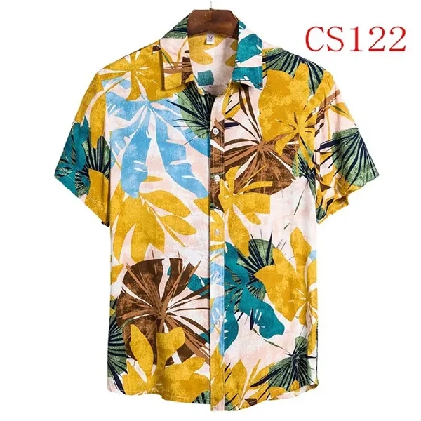Men's Short Sleeve Full Printing Hawaii T Shirts - Men's Short Sleeve Full Printing Hawaii T Shirts - Image 5 of 5